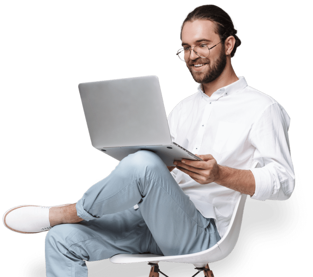 Man with Laptop